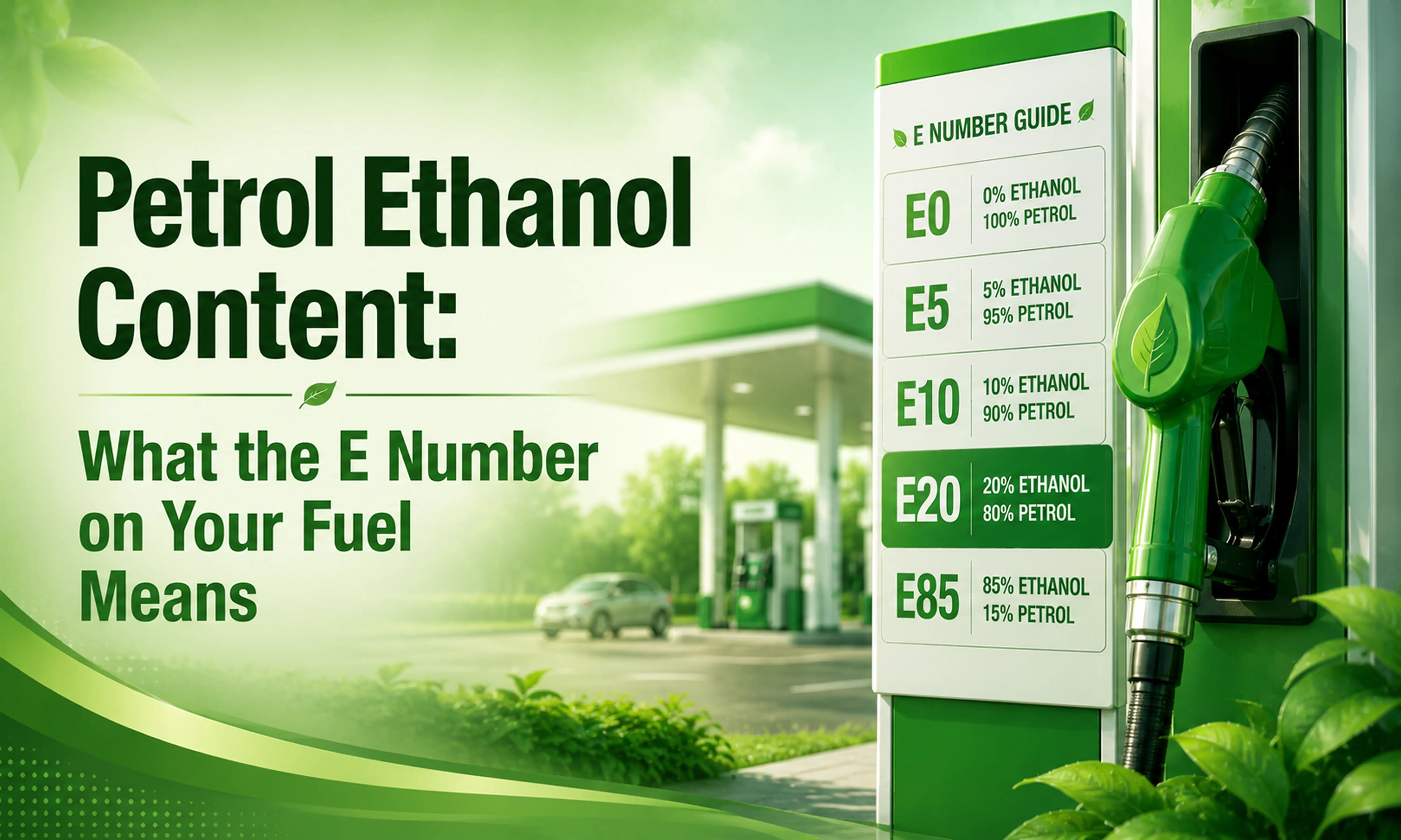 Petrol Ethanol Content: What the E Number on Your Fuel Means